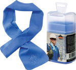 Ergodyne Chill-Its 6603 Cooling Towel, Blue, One Size (12418)