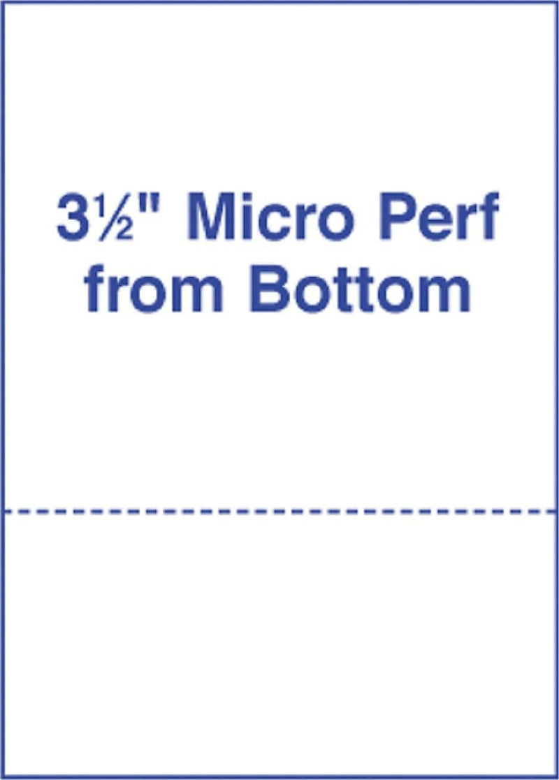 Alliance Pre-Perforated 8.5" x 11" Cut Sheets Paper, 24 lbs., 92 Brightness, 500 Sheets/Ream (30034)