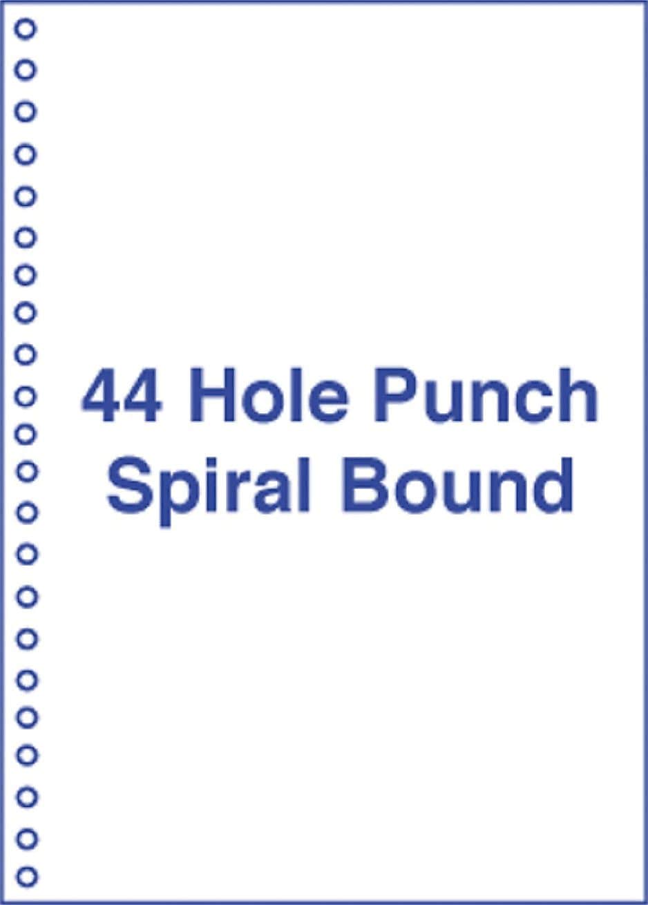 Alliance 8.5" x 11" 44-Hole Pre-Punched Copy Paper, 20 lbs., 92 Brightness, 500 Sheets/Ream (30774)