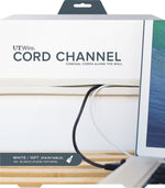 UT Wire 10' Cord Channel, White (UTW-CC1001-WH)