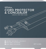 UT Wire 15 ft. Cord Protector, Beige