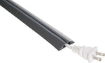 UT Wire 5 ft. Compact Cord Protector, Dark Gray