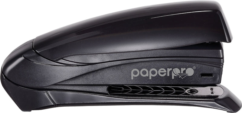 Bostitch Inspire™ Spring-Powered Desktop Stapler, 20-Sheet Capacity, Black