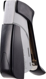 Bostitch InJoy™ Spring-Powered Compact Stapler, 20-Sheet, Half-Strip Capacity, Gray/Black (1510)