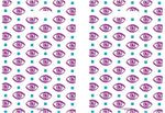 Medical Arts Press® Eye Care Scatter Print Bags, 9" x 13",  Eyes (50206)