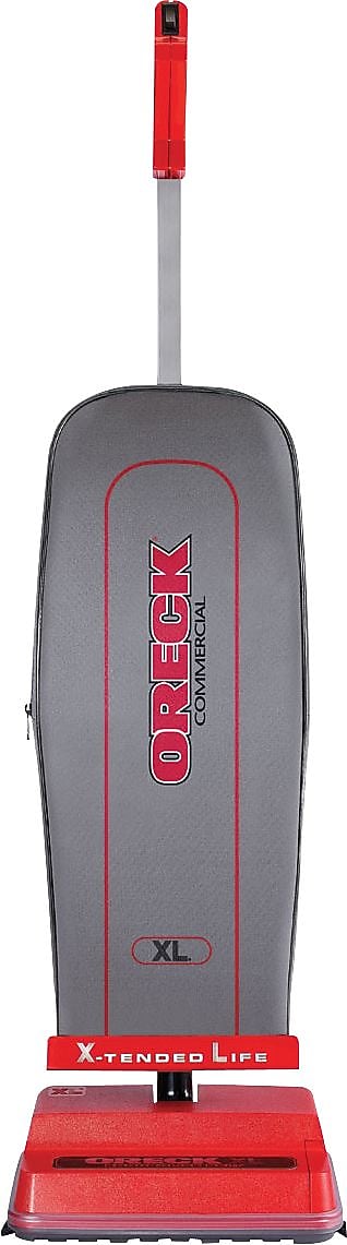 Oreck Commercial Endurolife V-Belt Upright Vacuum, Bagless Grey and Red (U2000RB-1)