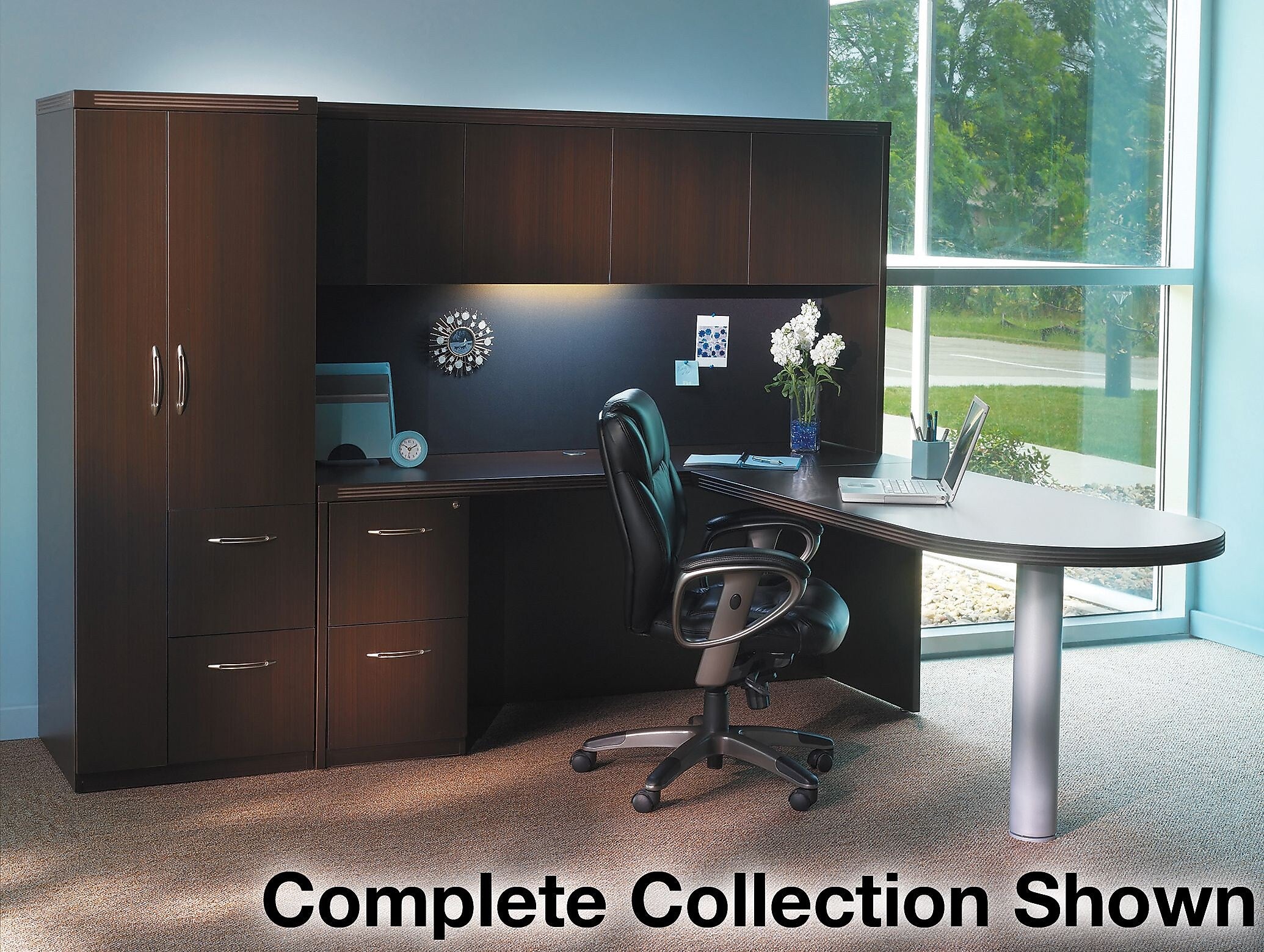 Safco Aberdeen Collection in Mocha, Credenza Shell