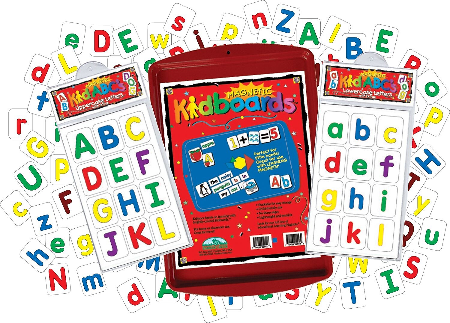 Barker Creek Learning Magnets Letters Activity Kit, 77/Set (LM2402)