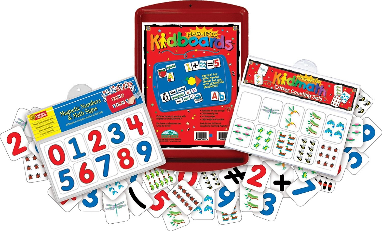 Barker Creek Learning Magnets Numbers Activity Kit, 51/Set (LM2410)