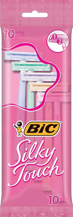 BIC Twin Select Silky Shaver, 10/Pack (STWP101)