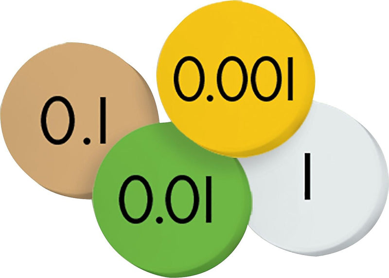 Essential Learning Products® 100 Ones Place Value Discs, 1", 100 Disc (ELP626650)