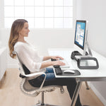 Fellowes I-Spire Series Monitor Stand, Up to 21" Monitor, Black (9472301)