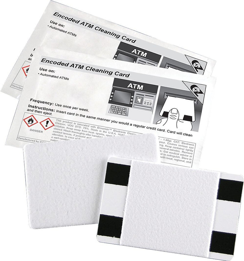 Alliance Encoded ATM Cleaning Cards, 10 Cards/Box