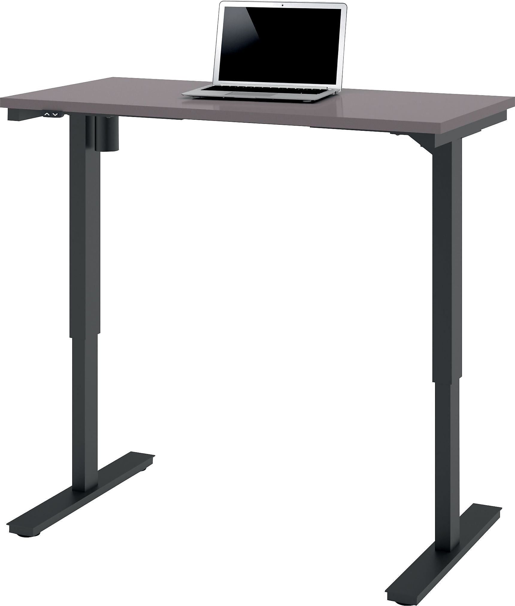 Bestar Universel 48"W Electric Height-Adjustable Desk, Slate (65857-59)