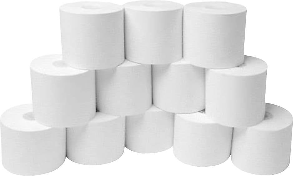 Alliance Bond Cash Register Paper Rolls, 3" x 190', 50 Rolls/Pack (3500)