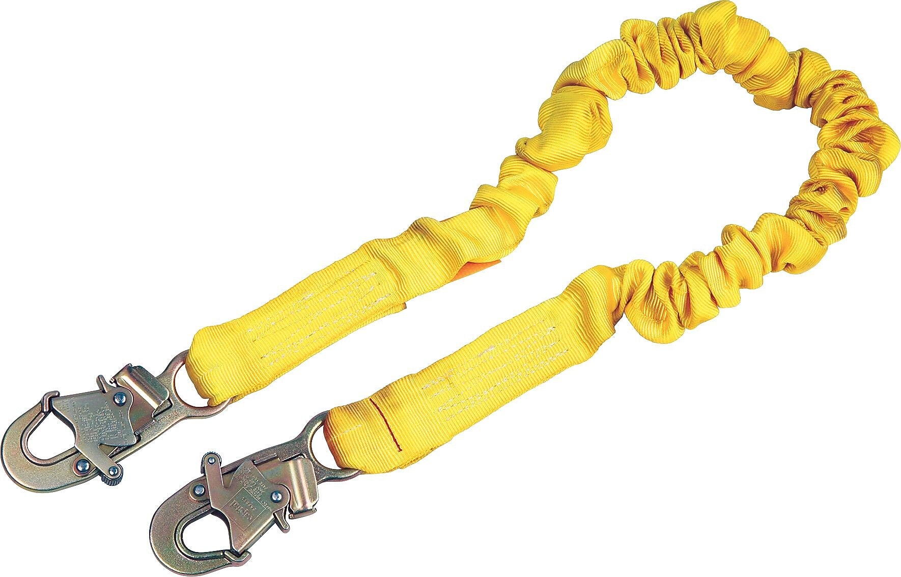 Capital Safety 6' Shock-Absorbing Lanyard, 310 lb. Capacity, Yellow (098-1244306)