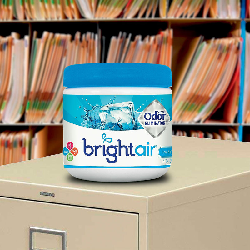 Bright Air Super Odor Eliminator Solid Air Freshener, Cool & Clean (900090)