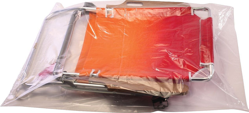 24" x 24" Layflat Poly Bags, 1.5 Mil, Clear, 500/Carton (PB280)