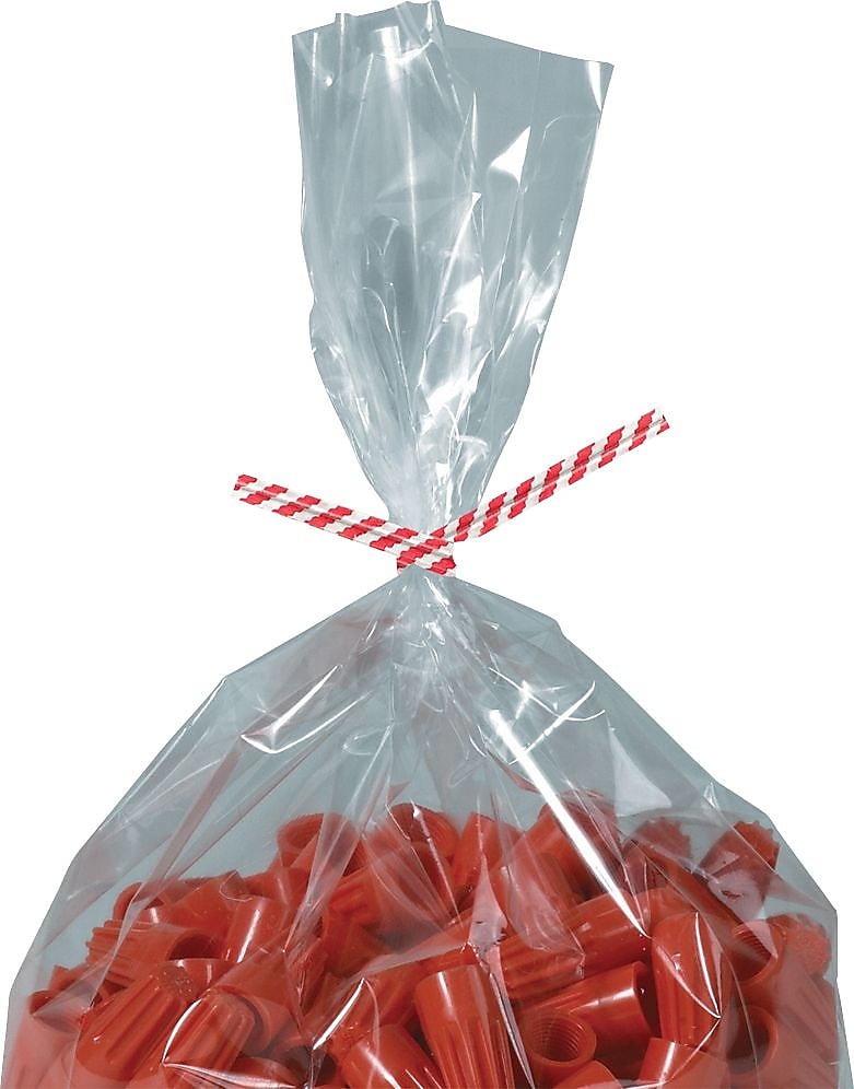 8" Plastic Twist Ties, 1000/Carton (PLT8W)