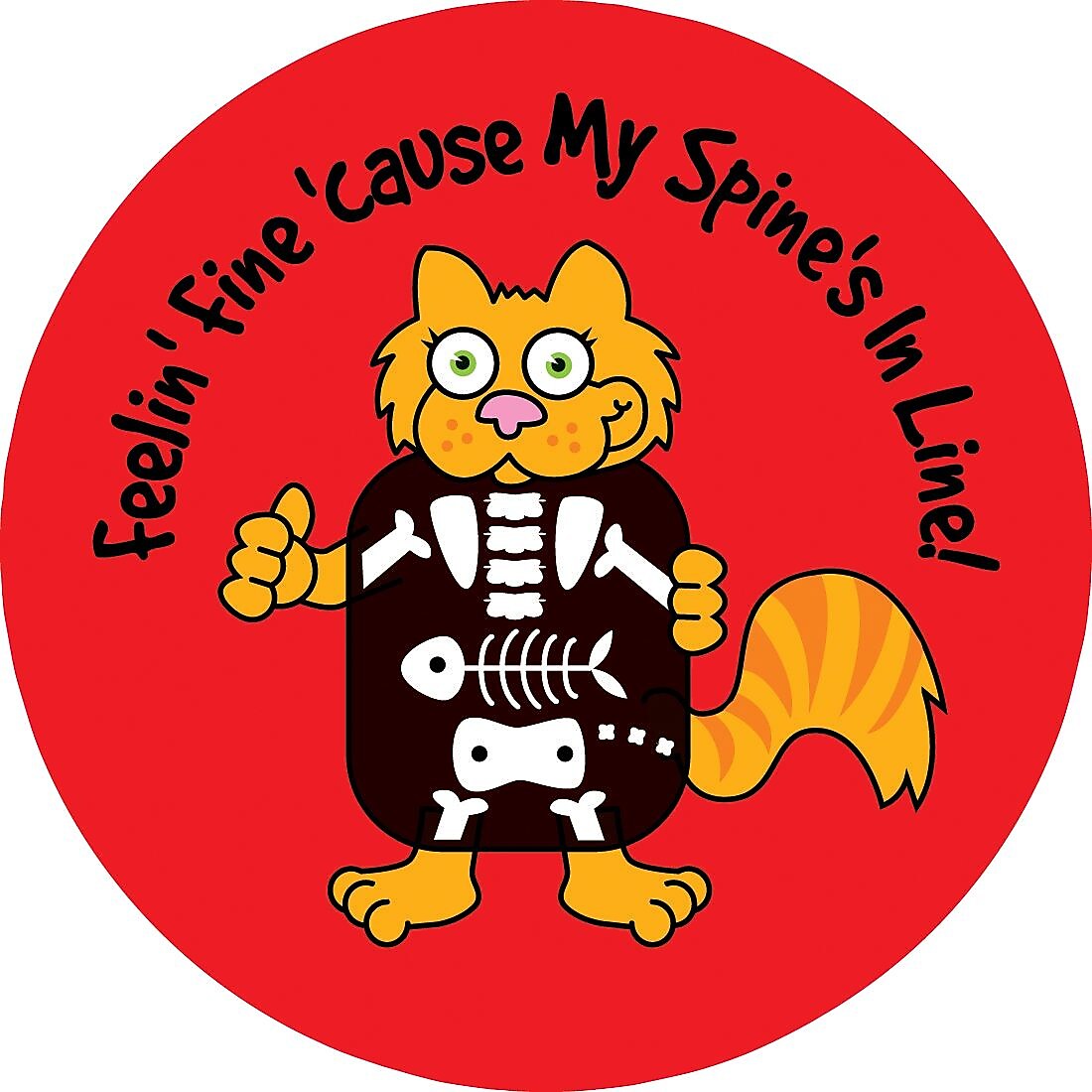 Medical Arts Press® Chiropractor Stickers,  Cat