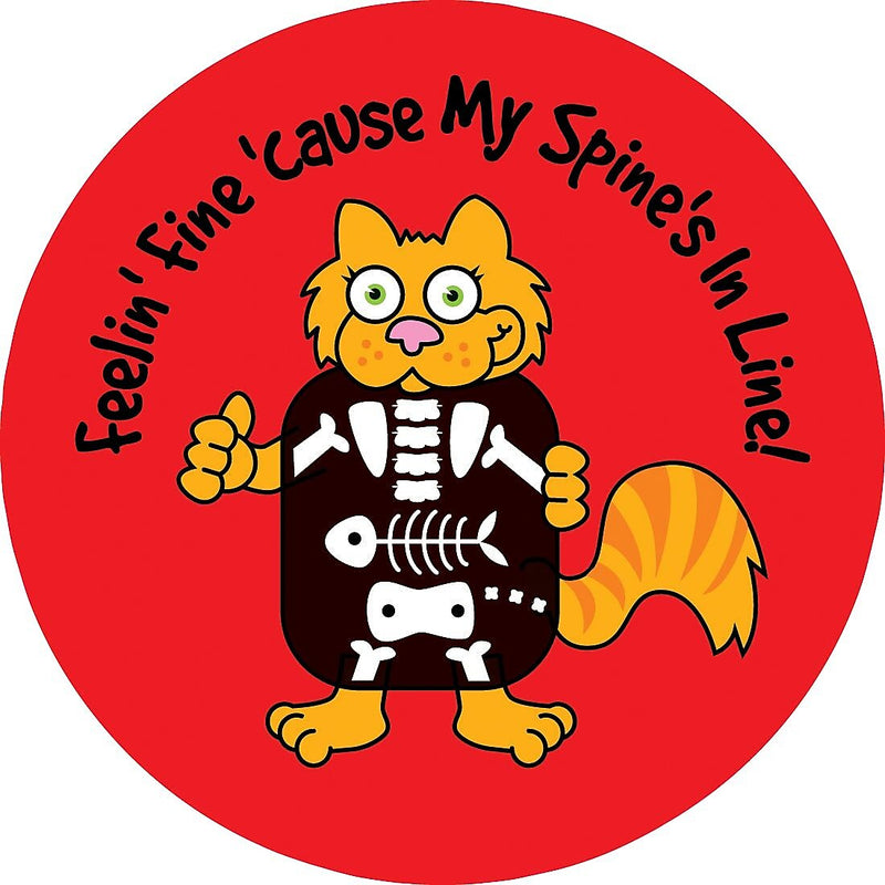 Medical Arts Press® Chiropractor Stickers,  Cat