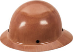 Mine Safety Appliances Skullgard Phenolic ANSI Class G 4-Point Pinlock Suspension Full Brim Hard Hat, Natural Tan (454-454664)