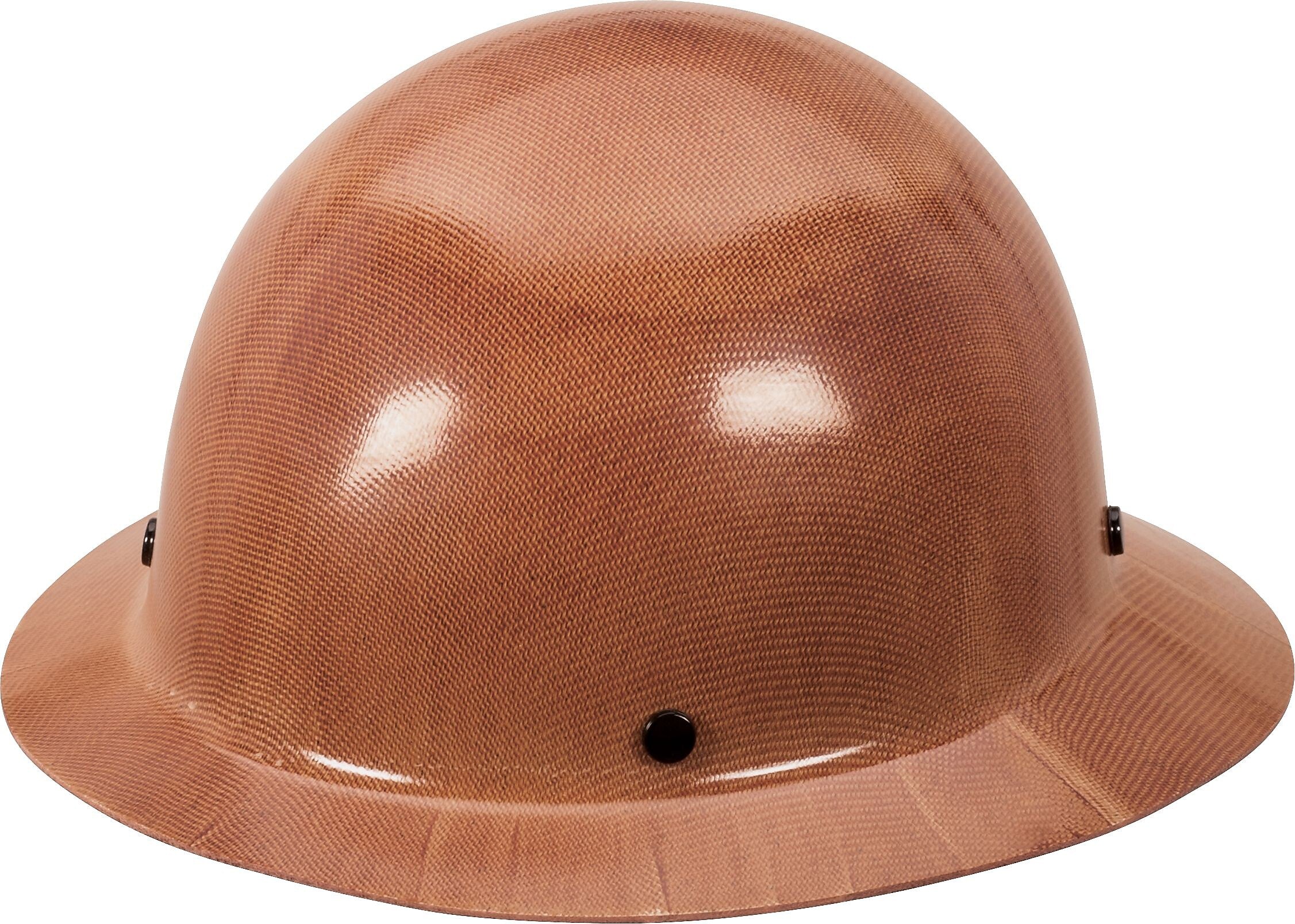 Mine Safety Appliances Skullgard Phenolic ANSI Class G 4-Point Pinlock Suspension Full Brim Hard Hat, Natural Tan (454-454664)