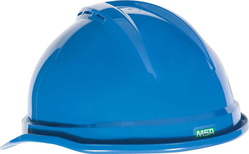 Mine Safety Appliances V-Gard 500 Polyethylene 4-Point Short Brim Bump Cap, Blue (454-10034019)