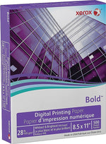 Xerox® Bold™ Digital Printing Paper, 28 lb. Text, 8 1/2" x 11", Ream, 4000/CT