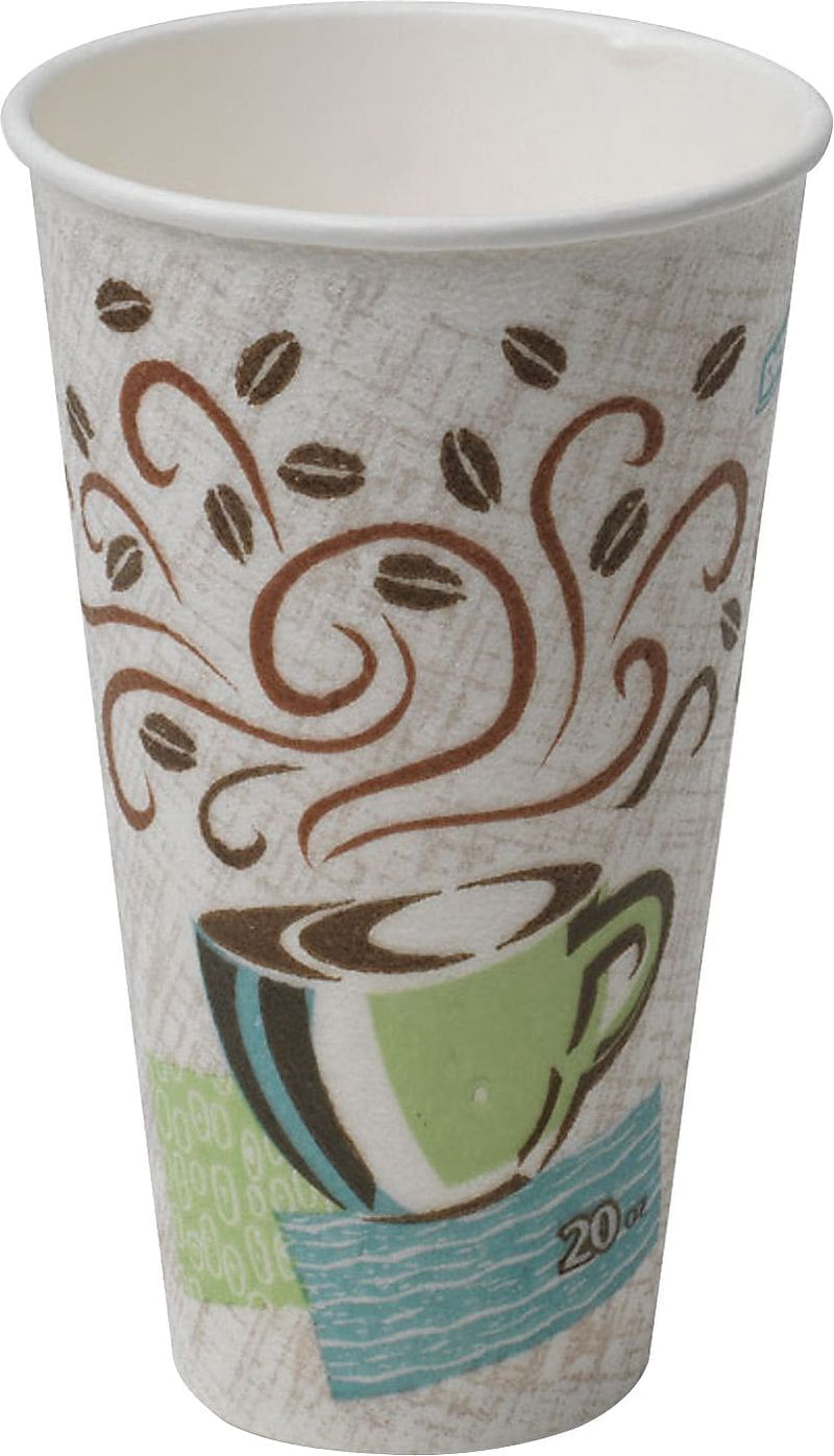 Dixie PerfecTouch Insulated Hot Cup by GP PRO, 20 oz., Coffee Haze, 500/Carton (5360CD)
