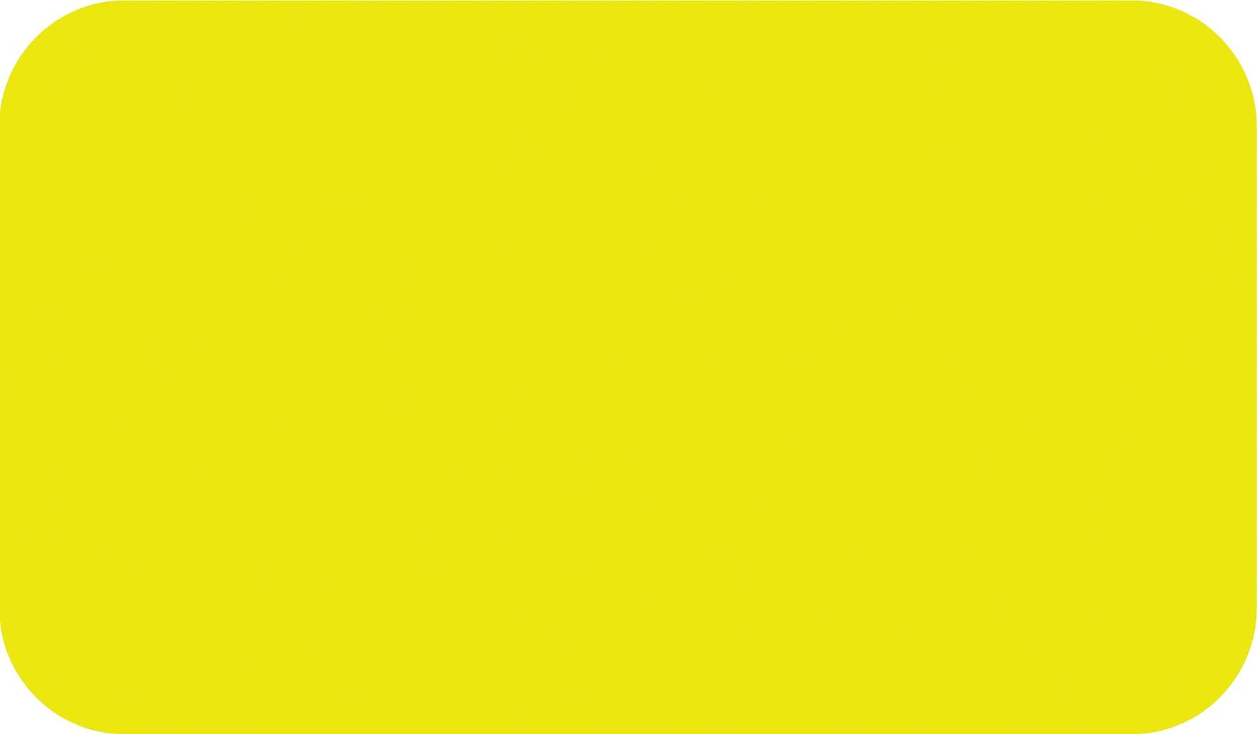 Blank Color-Coding Labels, Fluorescent Chartreuse, 7/8"H x 1 1/2"W, 500 Labels/Roll