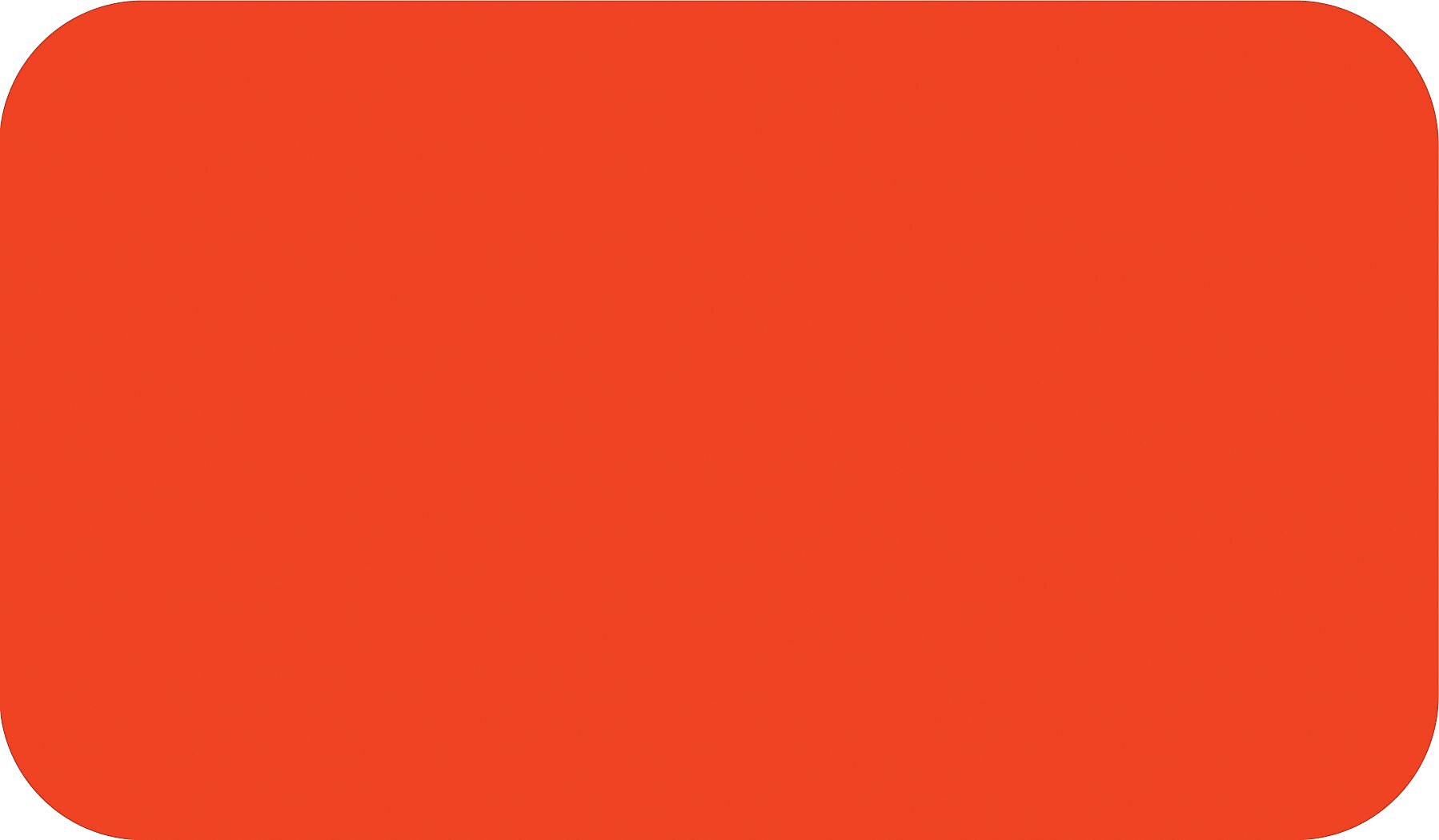 SPS Blank Color-Coding Label, Fluorescent Red, 7/8"H x 1 1/2"W, 500 Labels/Roll