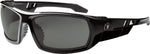 Ergodyne Skullerz ODIN Safety Glasses, Black, Smoke Lens (50030)