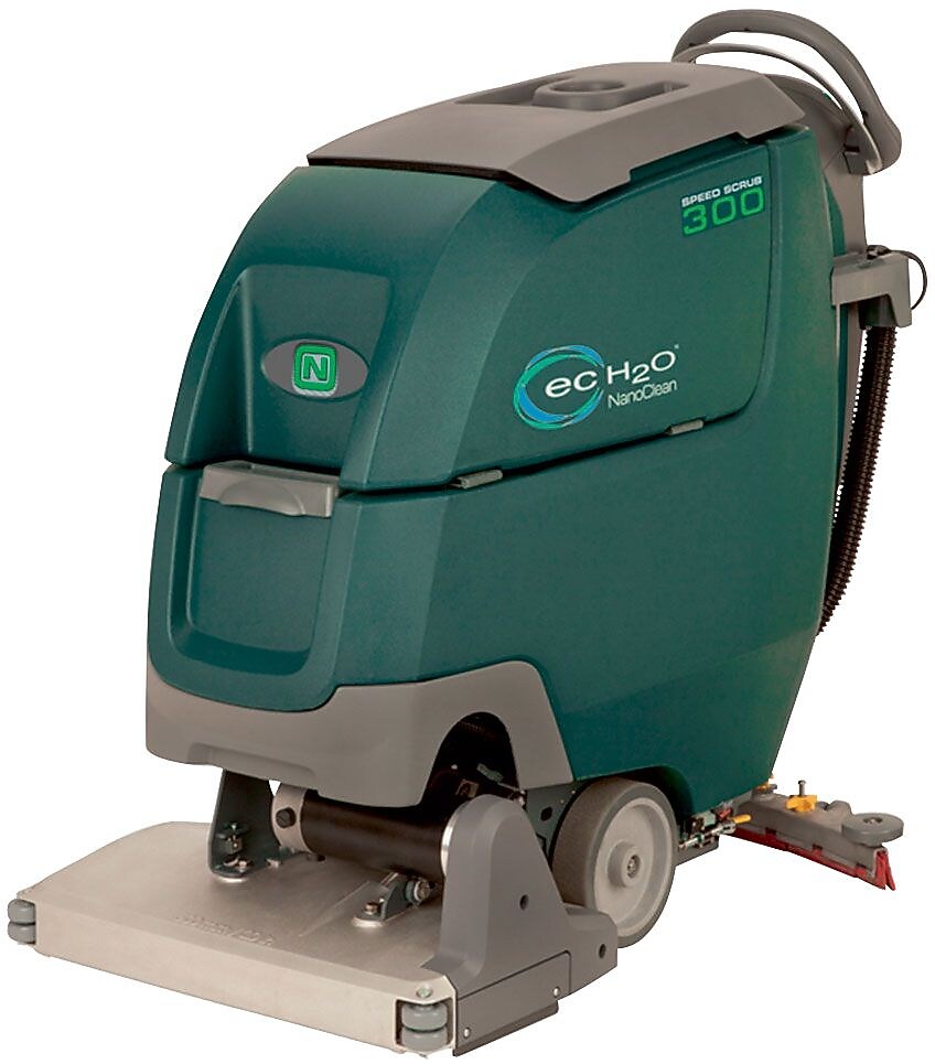 Nobles® Speed Scrub 300 Series Cylindrical Automatic Scrubber, ec-H20 NanoClean, 20" Self-Propelled