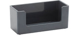 Poppin Business Card Holder, 90-Card Capacity, Dark Gray (102741)