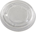 Solo PET Portion Container Lids, Plastic, Clear, 2500/Carton (PL200N)
