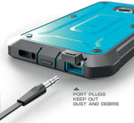 SUPCASE Samsung Galaxy S6 Edge Case - Unicorn Beetle Pro Rugged Holster Case - Blue/Black