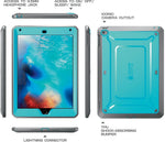 SUPCASE Unicorn Beetle Pro Rugged Case for Apple iPad Mini 4, Blue/Black