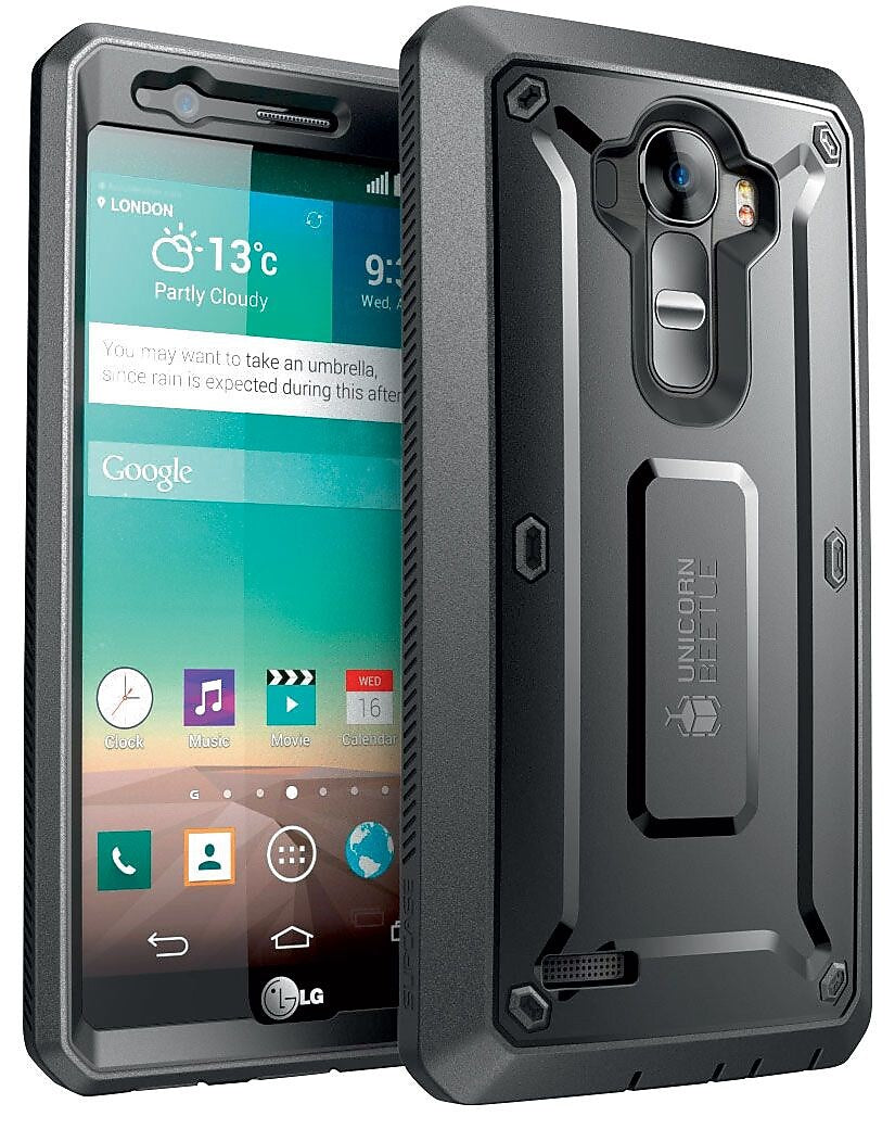 SUPCASE LG G4 Unicorn Beetle Pro Rugged Holster Case, Black