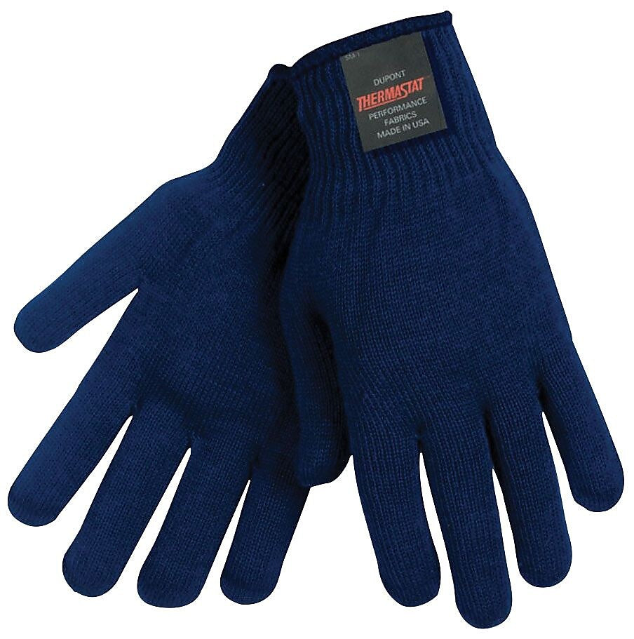 Memphis Gloves Thermastat Thermal Insulation Glove, 10 Gauge Hollow Core Fiber, Blue, Large (127-9622)