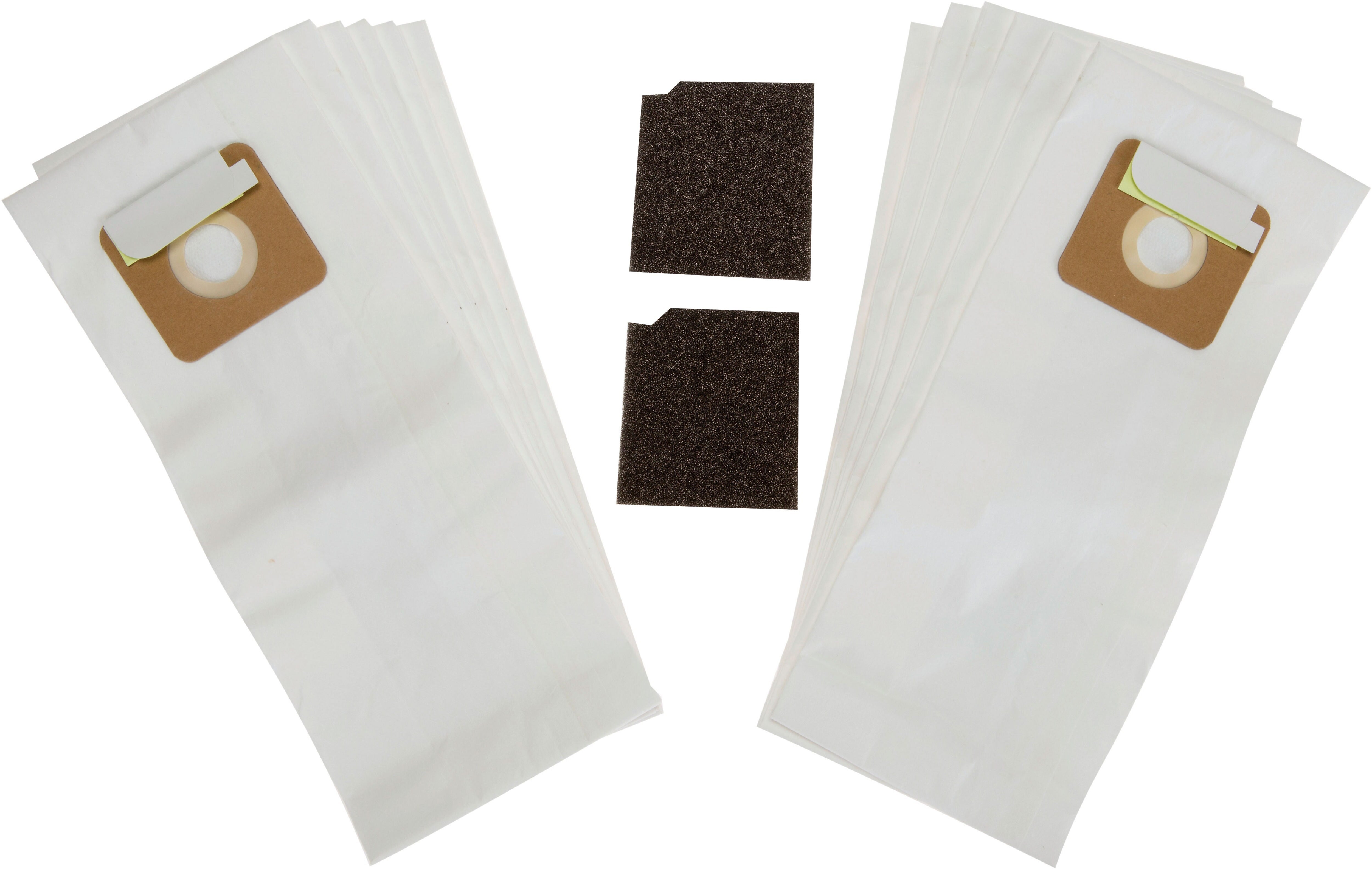 Nobles Filtration Bags for Nobles V-SMU-14 Upright Vacuum, 12/Pk