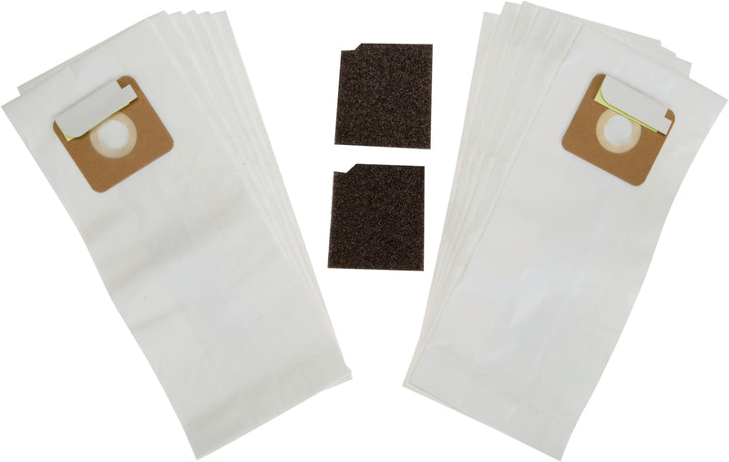 Nobles Filtration Bags for Nobles V-SMU-14 Upright Vacuum, 12/Pk
