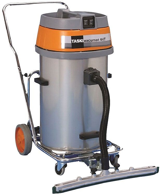 TASKI® Vacumat 44T Kit Wet/Dry Vacuum Cleaner, w/Hose & Wand Attachments, 12 Gallons