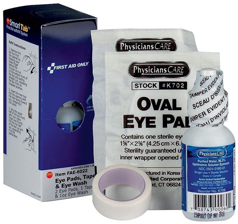 First Aid Only SmartCompliance Eye Wash Refill, 1/Box (FAE-6022)