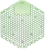 Fresh Products Wave 3D Urinal Screen, Cucumber Melon Scent, Green, 10/Pack (FRS3WDS60CME)