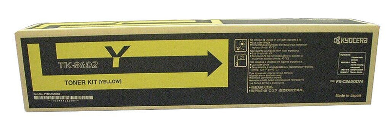 Kyocera TK-8602Y Yellow Standard Yield Toner Cartridge