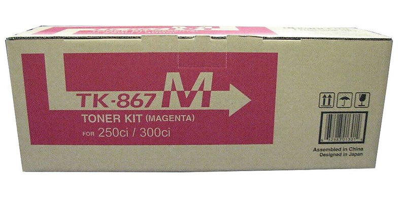 Kyocera TK-867M Magenta Standard Yield Toner Cartridge