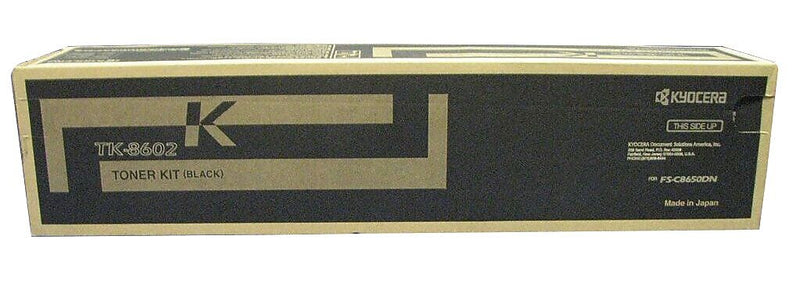 Kyocera TK-8602K Black Standard Yield Toner Cartridge