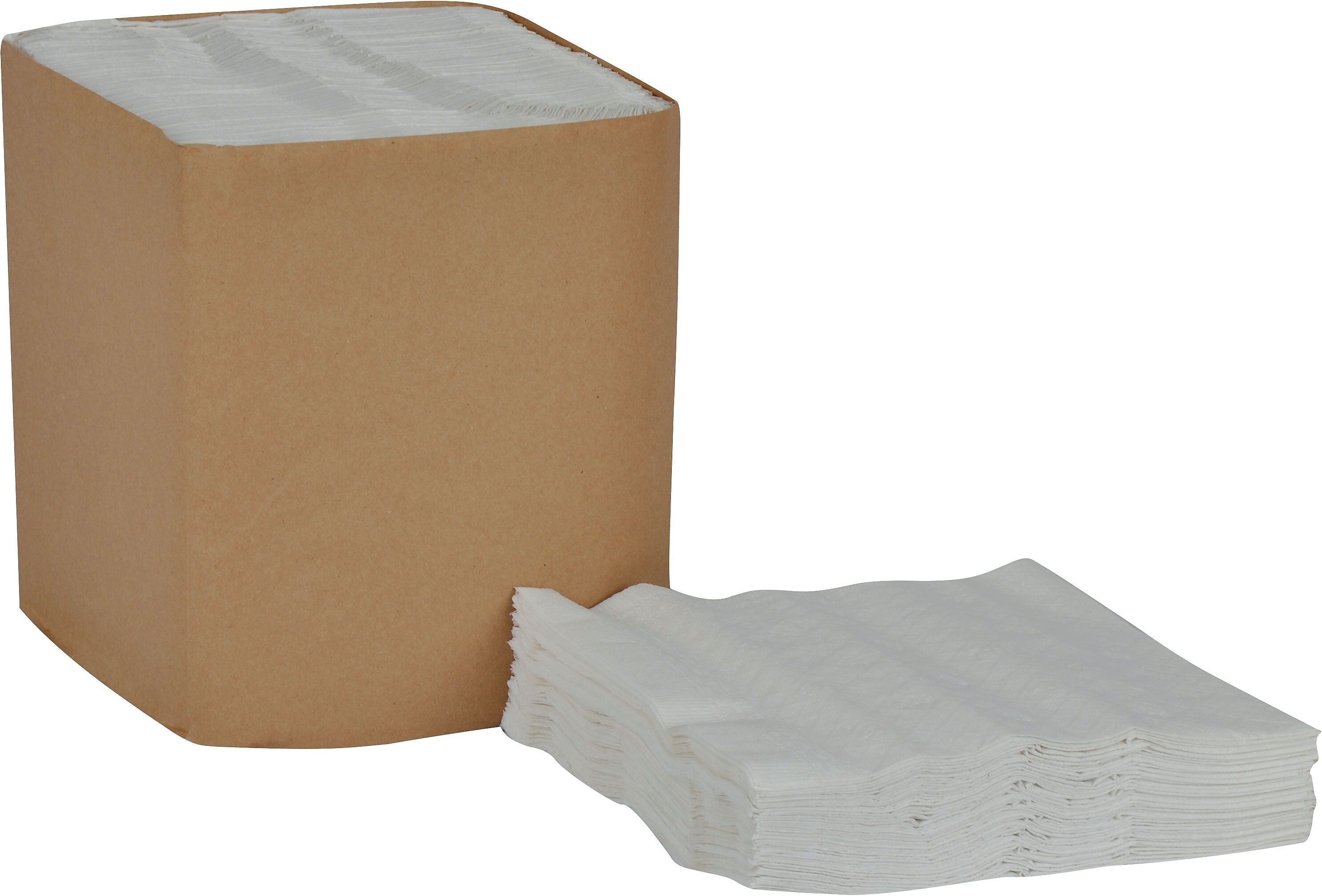 Tork Napkin, 1-ply, White, 334 Napkins/Pack, 12/Carton (TRKN7141A)