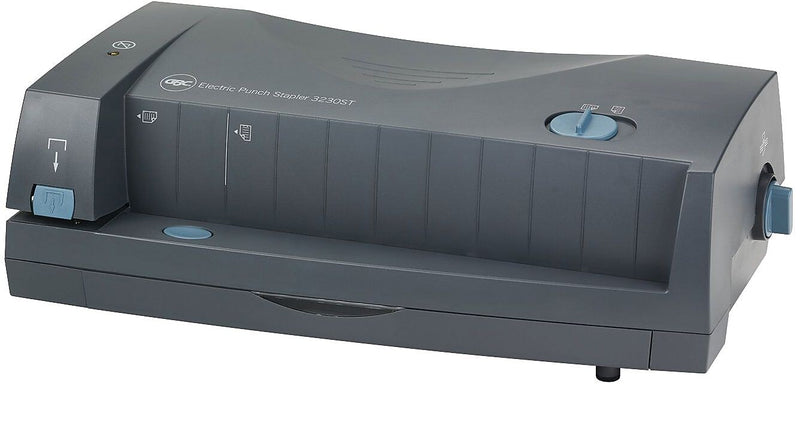 Swingline Electric 3-Hole Punch/Stapler, 24 Sheet Capacity, Gray/Silver (7704280)
